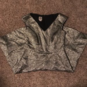 Gold Anne Klein Cocktail Dress